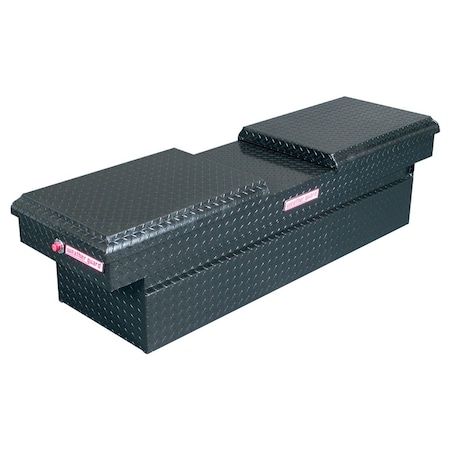 Weather Guard GULL WING FS BLACK ALUMINUM BOX 124-5-01